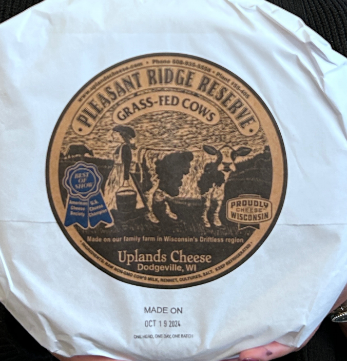 Pleasant Ridge Reserve cheese